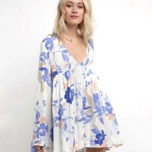 Free People Bella Printed Floral Tunic